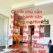 Chính chủ cần bán nhanh căn chung cư Him Lam giá cực tốt Sổ hồng riêng, phường 7, quận 8, TPHCM